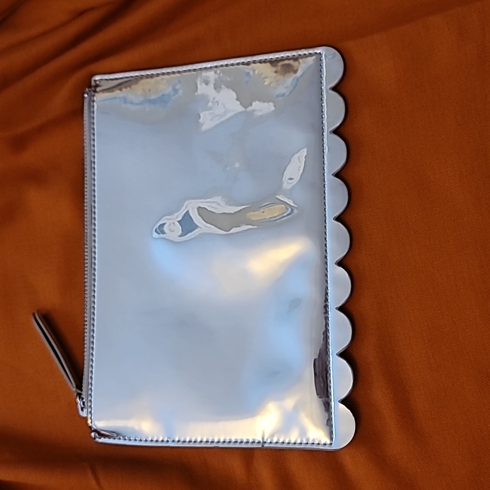 New Banana Republic Silver Pouch
